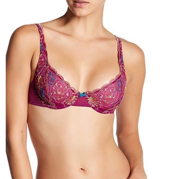 NWOT Free People Sheer Floral Bra - Picture 1 of 8